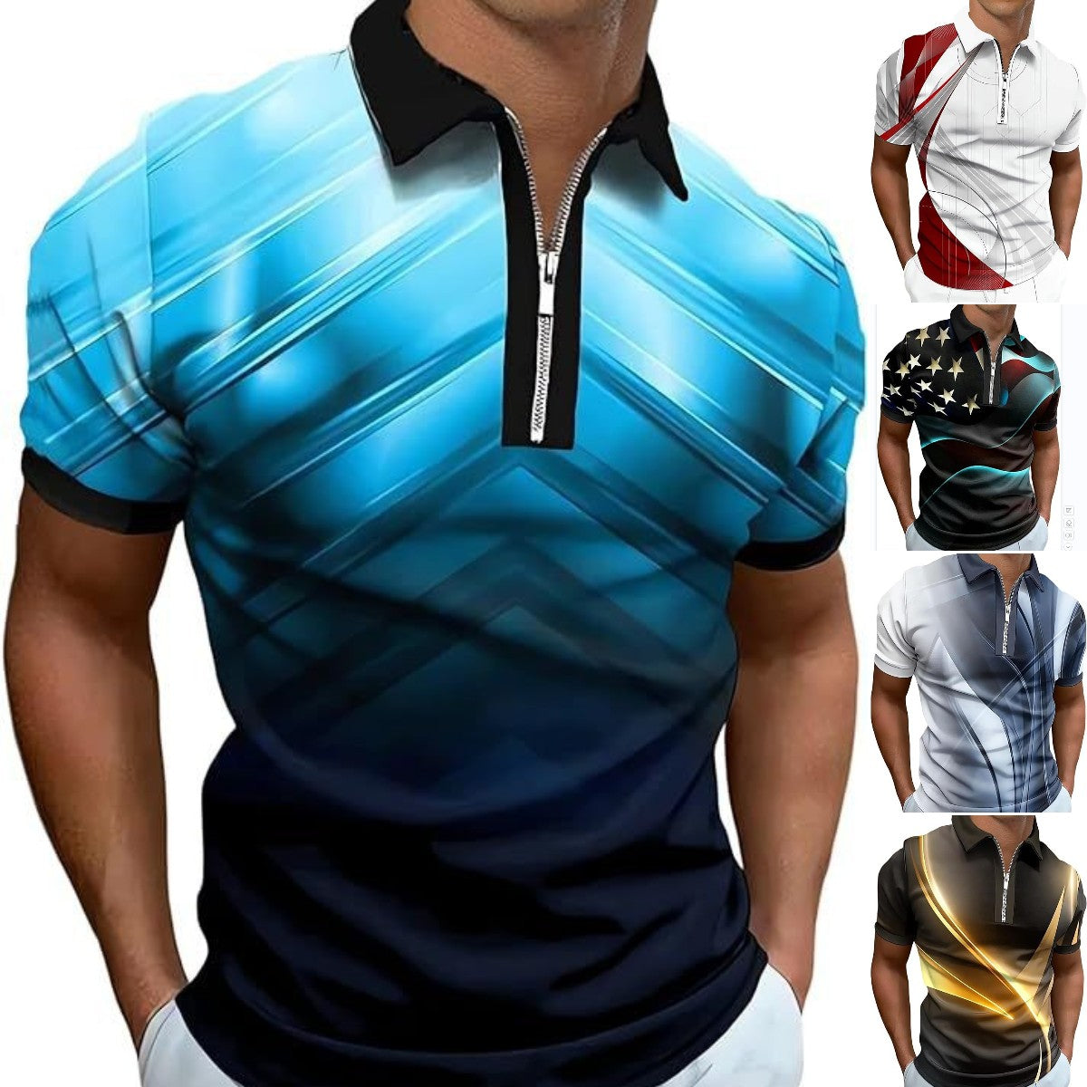 【50% zniżki】【S-6XL】😎2024 nowa męska koszulka polo z krótkim rękawem