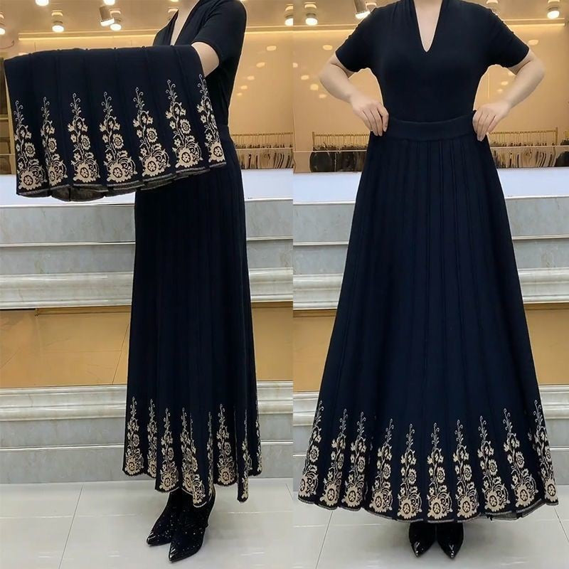 🔥【Wiosenne nowości】🔥【S-3XL】Grubsza wełniana spódnica na jesień i zimę-3917545