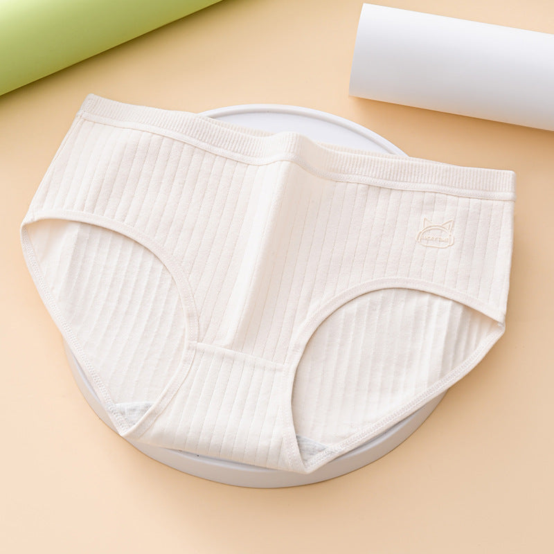 【7 sztuk】Prosta, wysokiej jakości, antybakteryjna bielizna z wysokim stanem, odpowiednia dla kobiet o wadze 35-90Kg-3883782