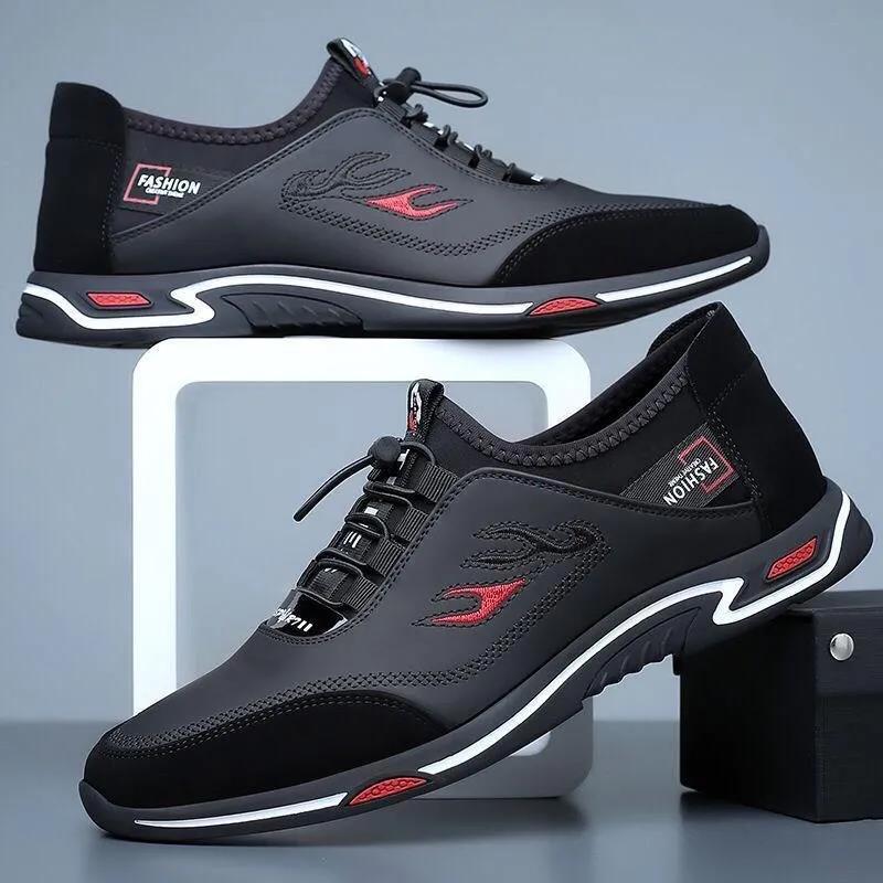 👞Oddychające skórzane buty biznesowe dla mężczyzn ✅ antyzapachowe ✅ miękka skórzana podeszwa ✅ modne i uniwersalne-3883214
