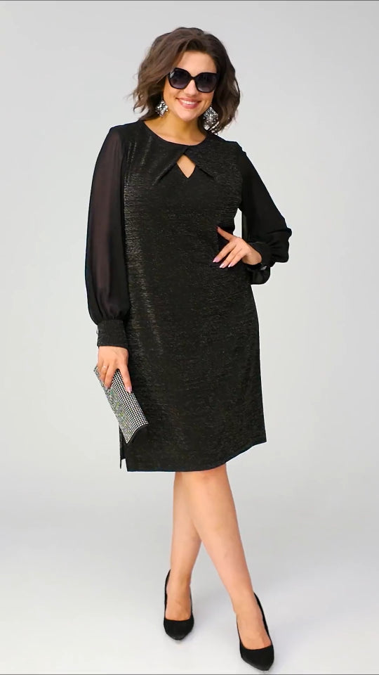 💖💖【S-5XL】🍁🍂Wysokiej jakości elegancka sukienka na jesień i zimę w nowym stylu3900146