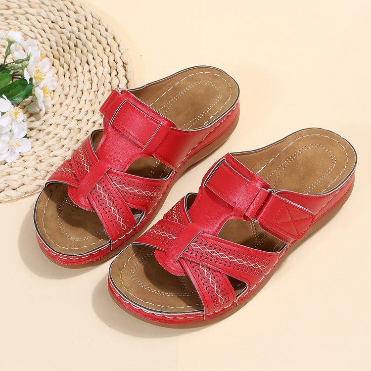 👡【35-43】Sandalias de tacón bajo con suela gruesa para mujer
