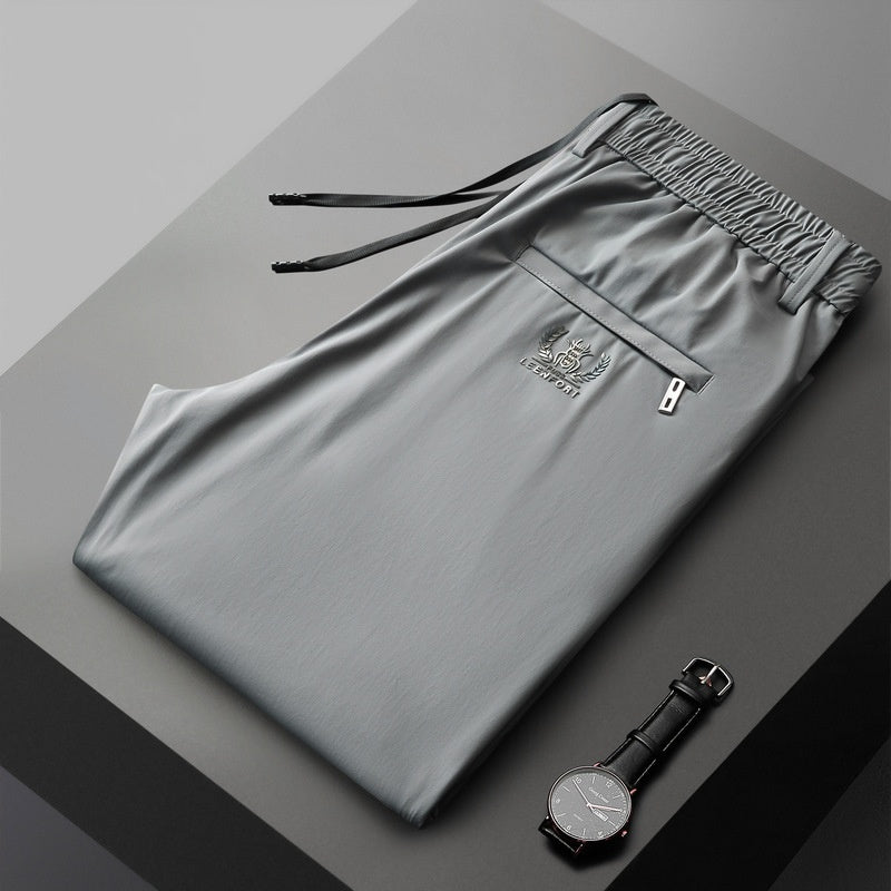 【40-115kg】🔥【Cumpărați 1 obțineți 1】Pantaloni noi de mătase elastică din gheață pentru primăvară și vară 2025