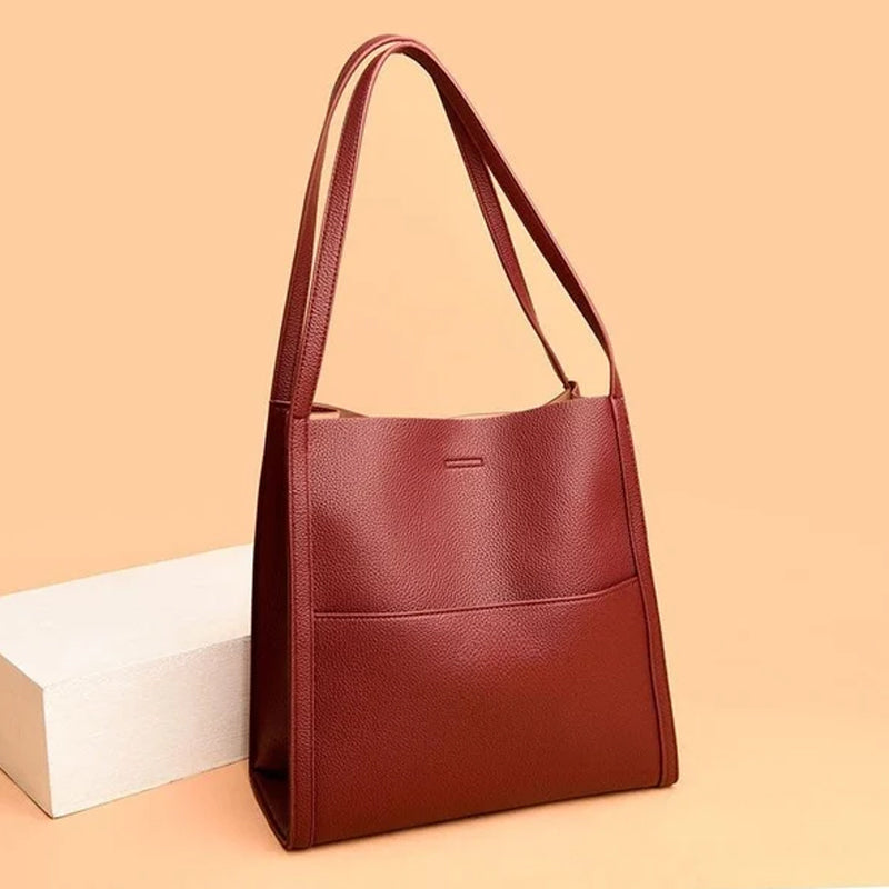 🔥👜👜【Nowość zimowa】Duża pojemność torba skórzana na ramię-3887362