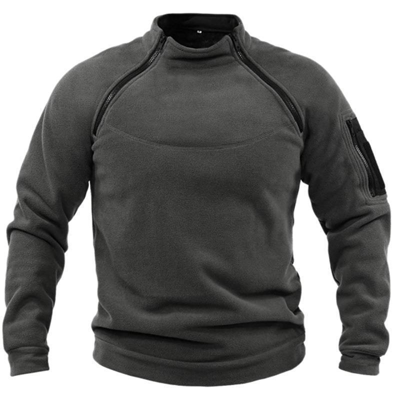 🧔♂️【S-4XL】Męski, ciepły T-shirt outdoorowy na jesień i zimę z długimi rękawami-3788976