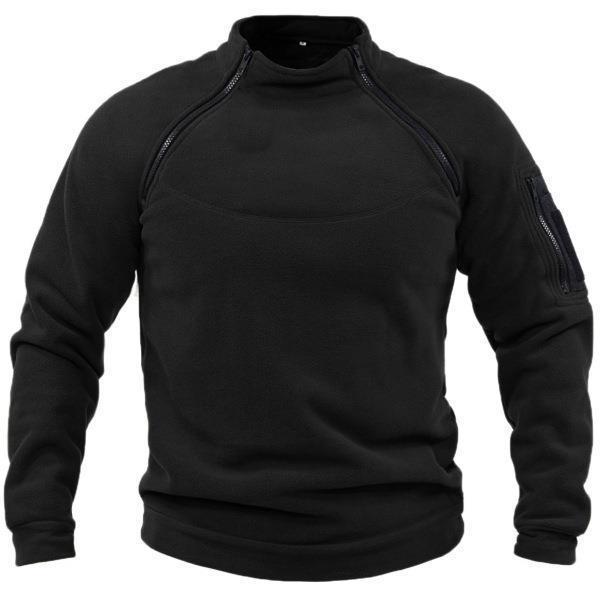 🎉✨【S-4XL】2025 nowa moda męska zimowa ciepła polarowa kurtka bazowa, bluza-3899102