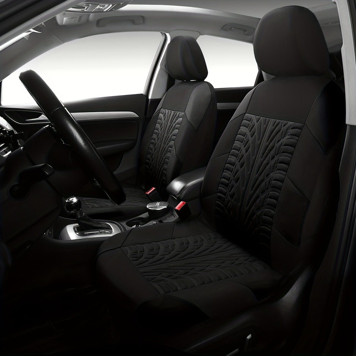 🚗🚗【Oferta ograniczona czasowo】2025 nowy modny uniwersalny miękki skórzany zestaw pokrowców na siedzenia samochodowe-3988584