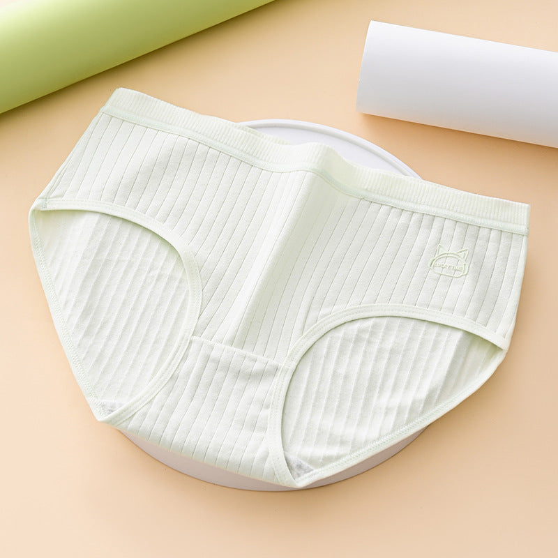 【7 sztuk】Prosta, wysokiej jakości, antybakteryjna bielizna z wysokim stanem, odpowiednia dla kobiet o wadze 35-90Kg-3883782
