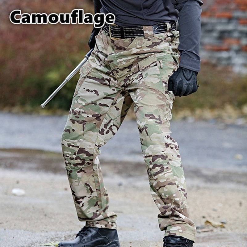 【Oryginalna zniżka fabryczna 45%】Męskie Casual Męskie Wodoodporne Wodoodporne Outdoor Trekking Taktyczne Spodnie SWAT.