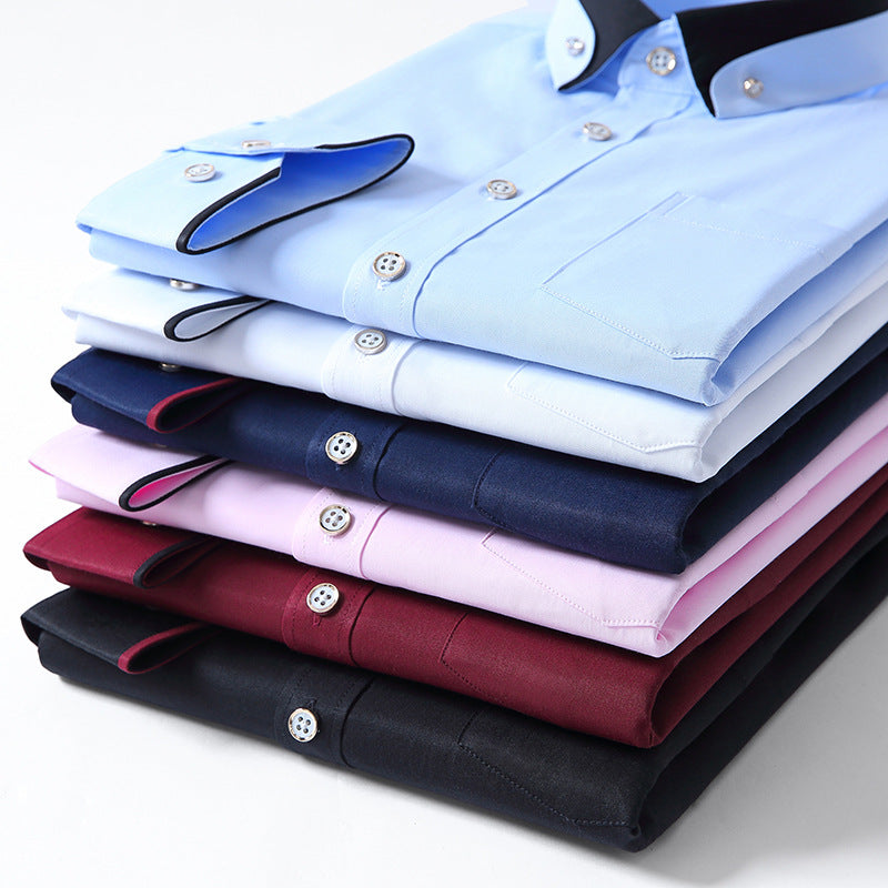 【S-4XL】👕2024 Nowa oddychająca biznesowa koszula męska casual 3616375