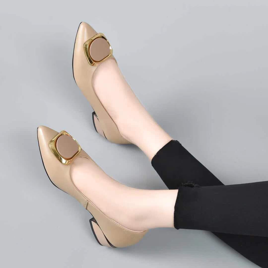 🔥🥿【35-41】2025 W nowym stylu miękkie podeszwy oryginalne skórzane wygodne buty damskie-3908481