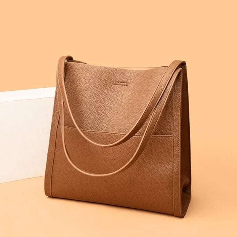 🔥👜👜【Nowość zimowa】Duża pojemność torba skórzana na ramię-3887362