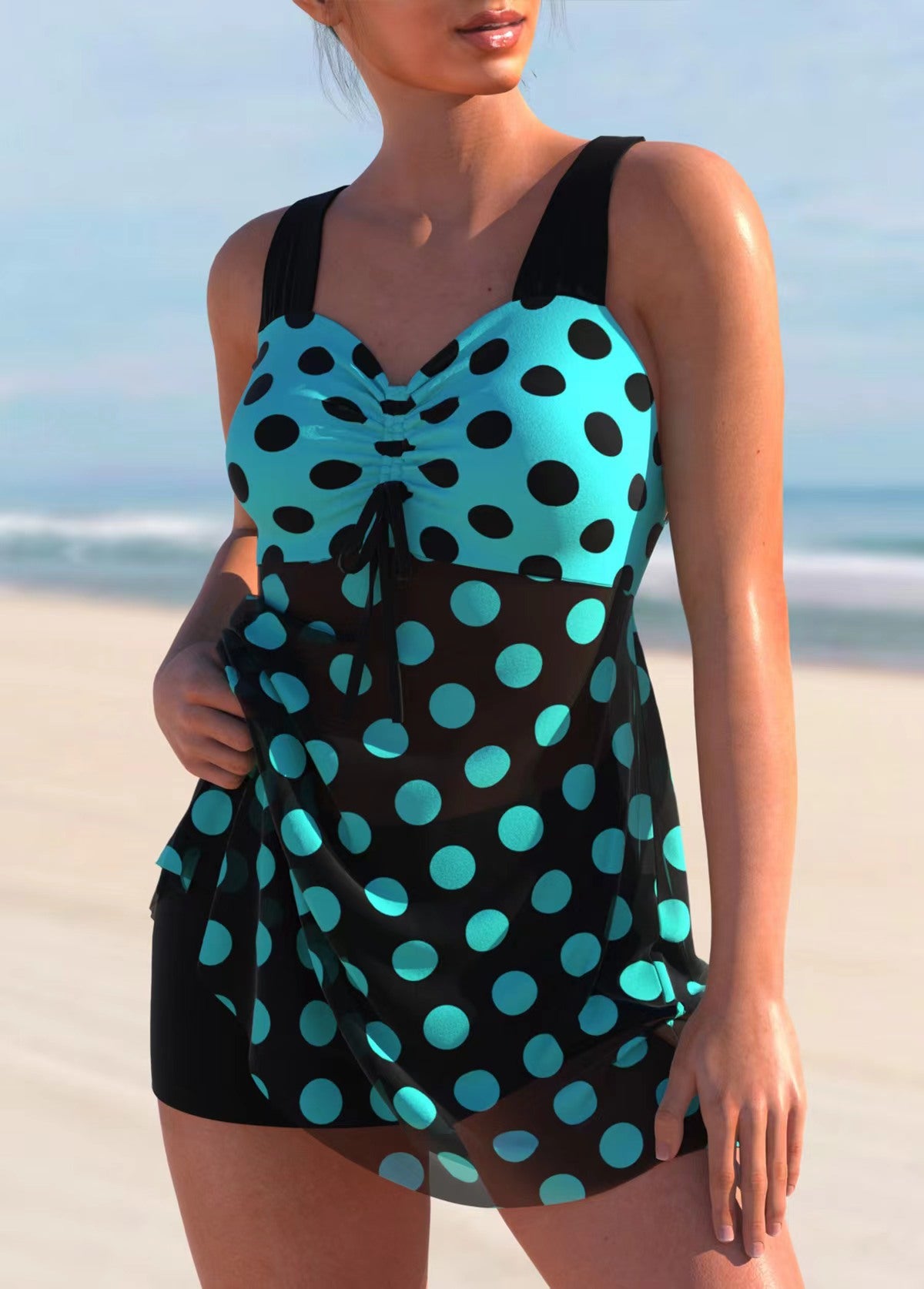🩱🏖️【50% ZNIŻKI】【S-4XL】2025 nowy damski kostium kąpielowy z nadrukiem-3924907