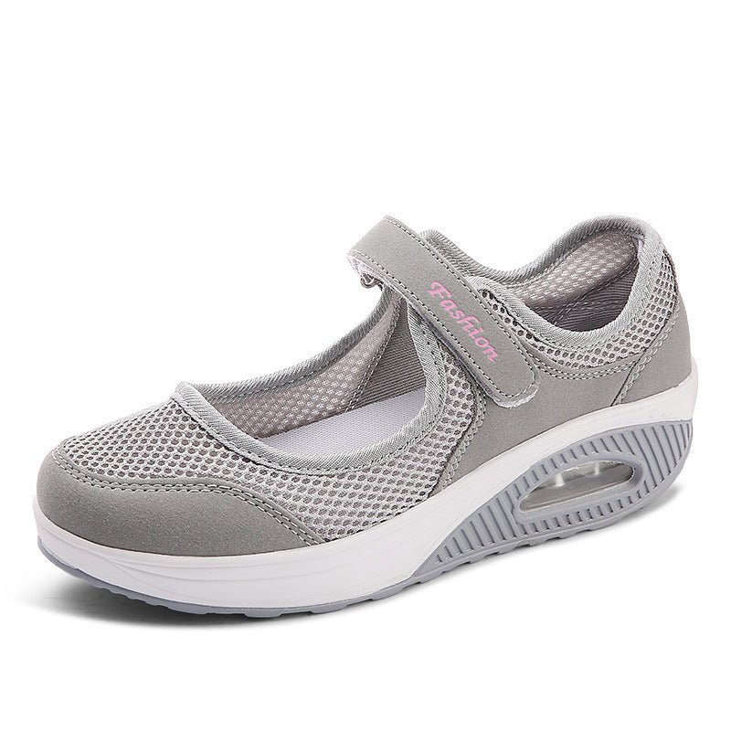 🔥【35-42】2025 nowe buty damskie z niską cholewką i siateczką na poduszce powietrznej-3894981