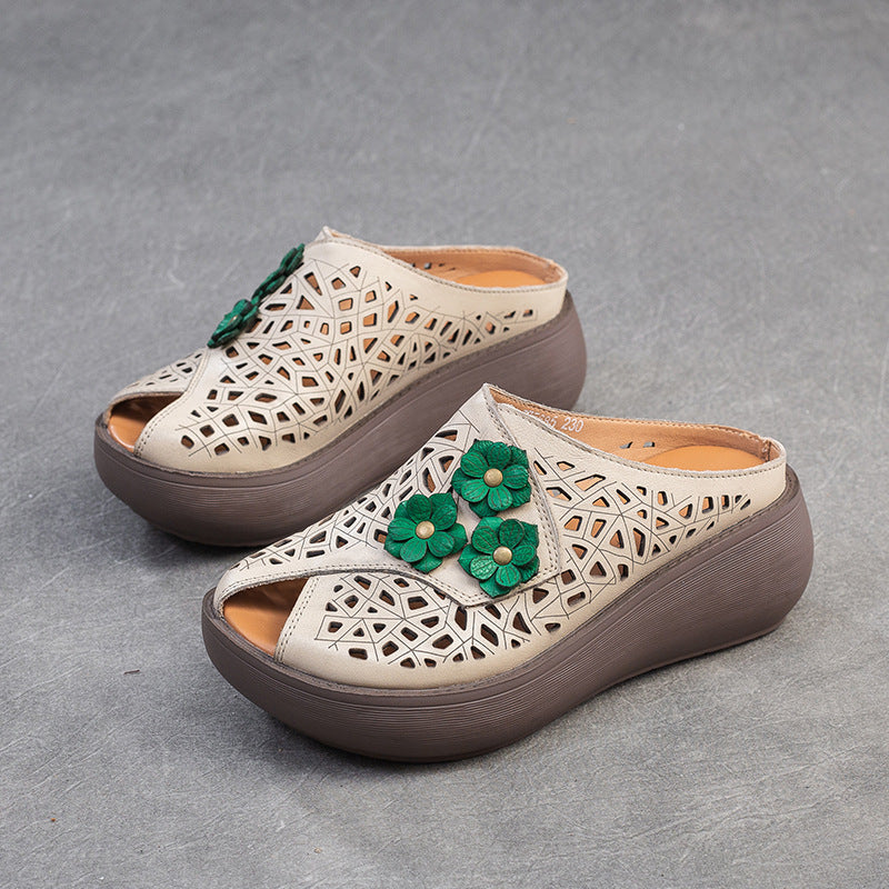 👡【35-40】Nowe sandały retro na grubej podeszwie