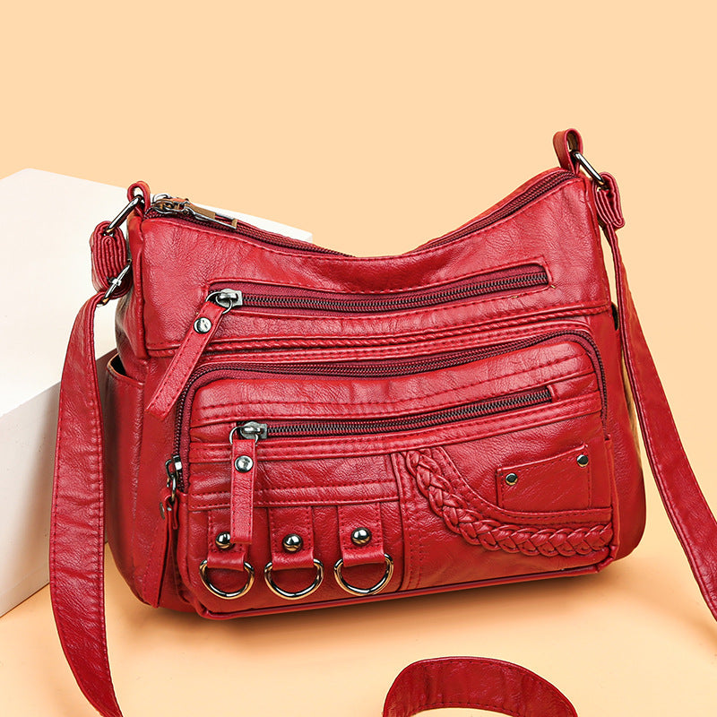 💥【50% zniżka na czas ograniczony】👜2025 nowa torba na ramię / crossbody z miękkiej skóry o dużej pojemności-3892992