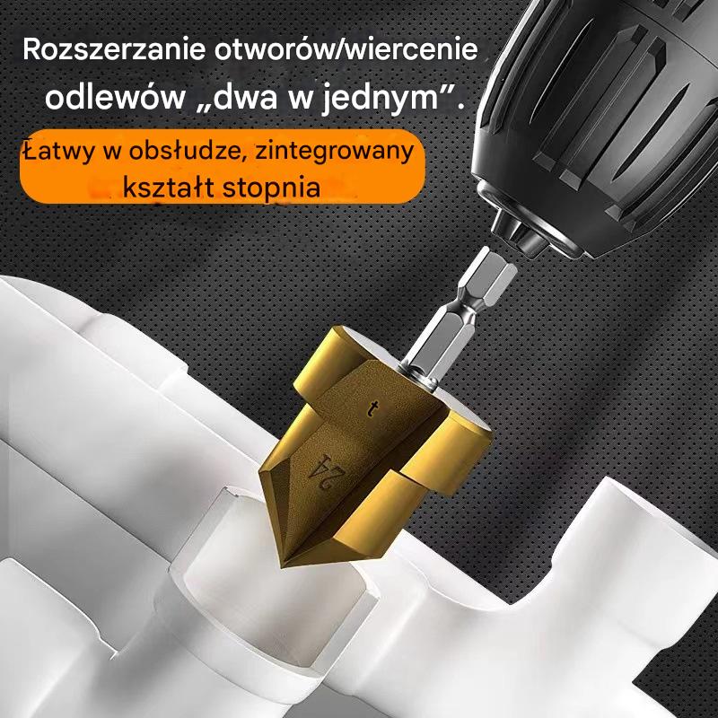 🔥【3 sztuk】Wiertło do rozwiercania rur wodnych PPR, 20/25/32 uniwersalne wiertło sześciokątne ze stali stopowej o wysokiej wytrzymałości