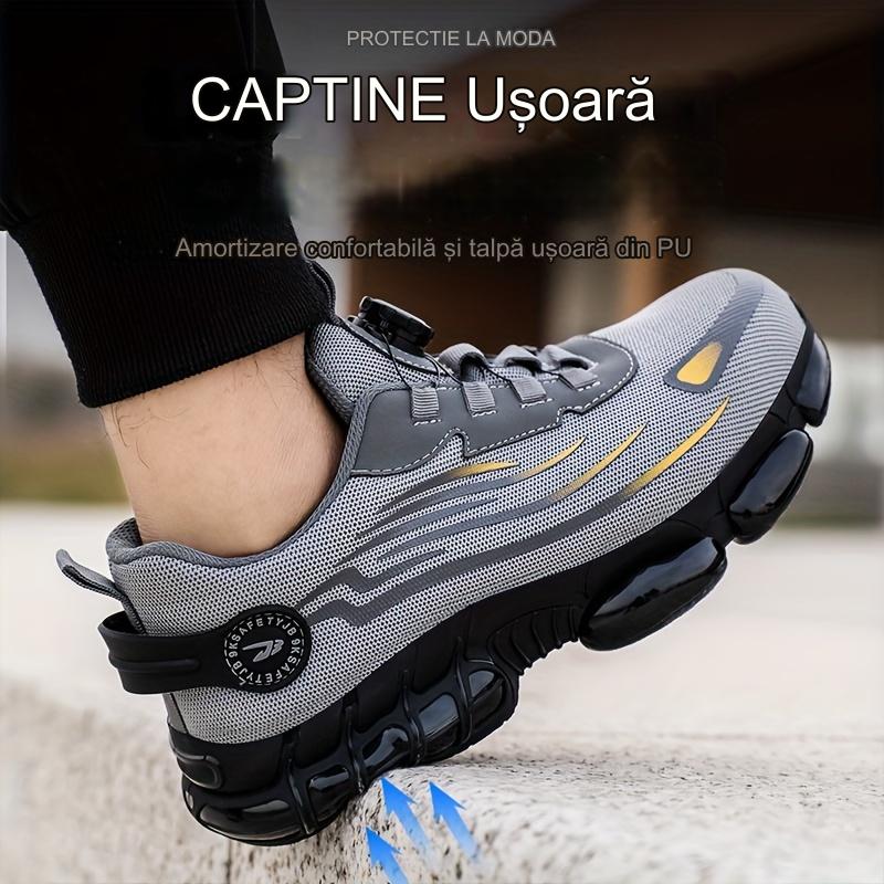 🥾🔥Buty robocze Knauf, odpowiednie do codziennego użytku, odporne na uderzenia i przebicia, ze stalowym noskiem, wygodne obuwie ochronne, antypoślizgowe.-3981910