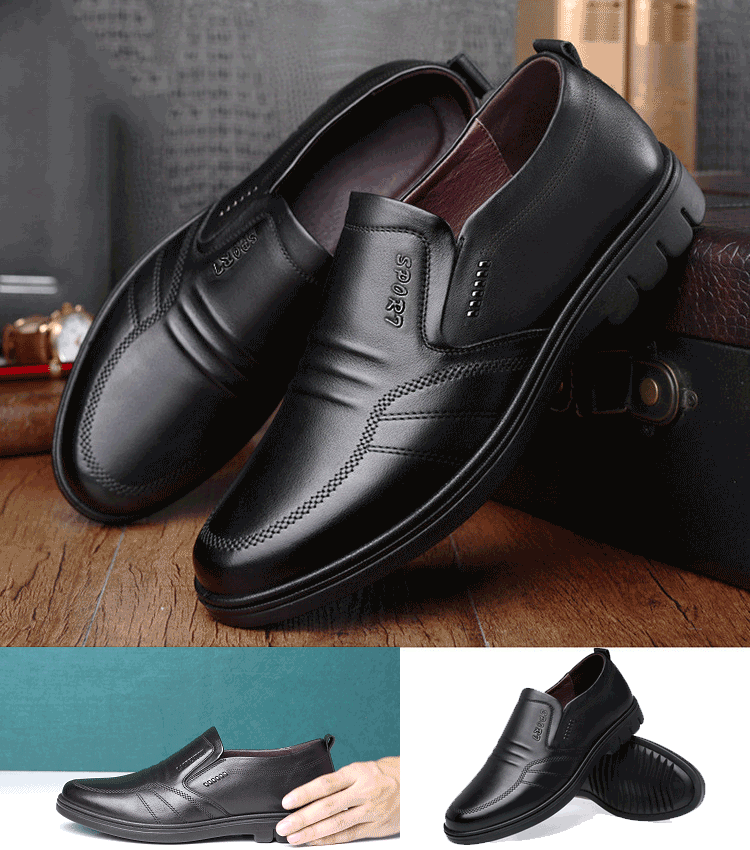 🔥【Rabat fabryczny 45%】【39-44】2025 Meskie skorzane buty biznesowe-3934230