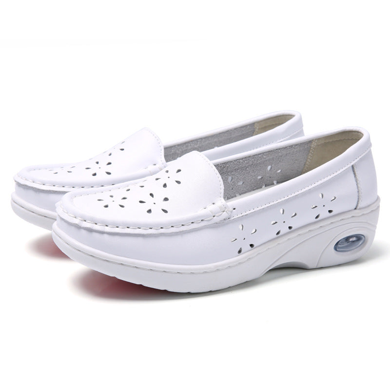 👟【35-40】2025 Modne damskie buty sportowe na płaskim obcasie z poduszką powietrzną, wygodne, w nowym stylu