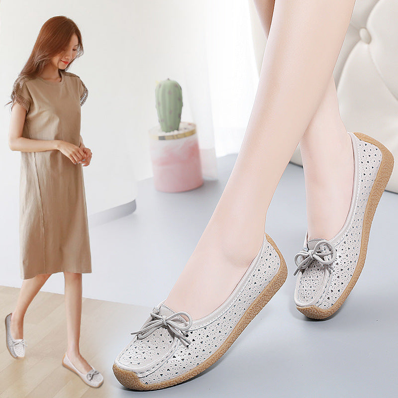 【35-41】 2025 buty damskie w nowym stylu, na płaskiej, wszechstronnej, miękkiej podeszwie