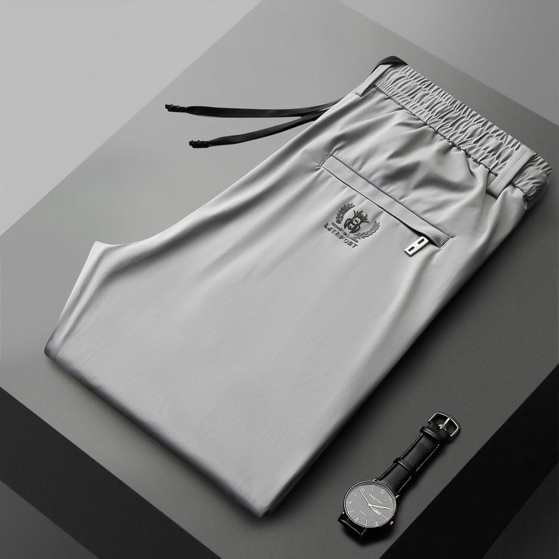 【40-115kg】🔥【Cumpărați 1 obțineți 1】Pantaloni noi de mătase elastică din gheață pentru primăvară și vară 2025