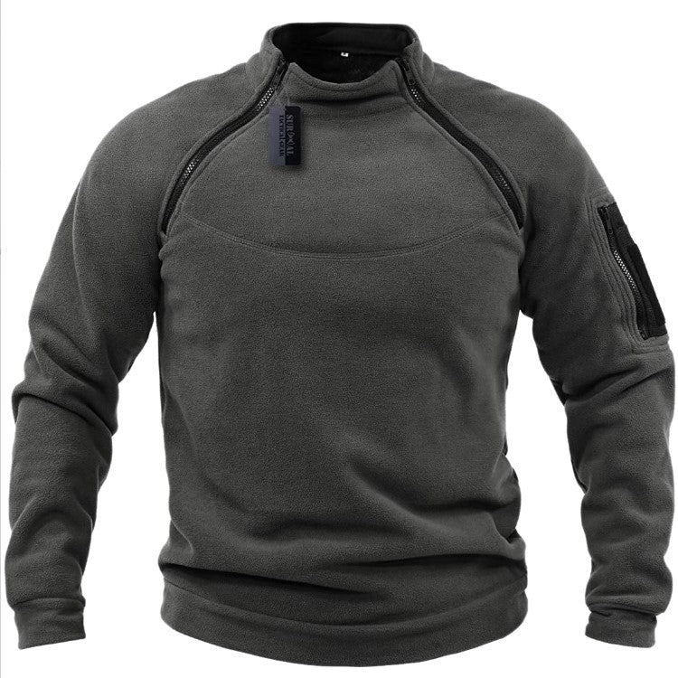 🧔♂️【S-4XL】Męski, ciepły T-shirt outdoorowy na jesień i zimę z długimi rękawami-3788976