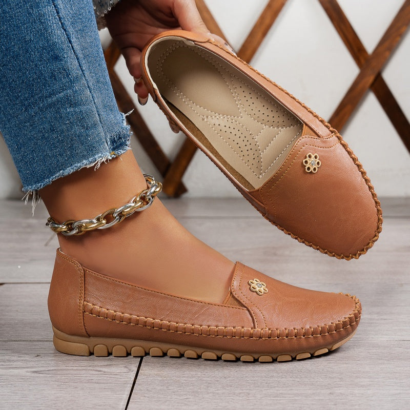 🔥【36-43】Pantofi de modă pentru femei din piele moale cu talpă moale