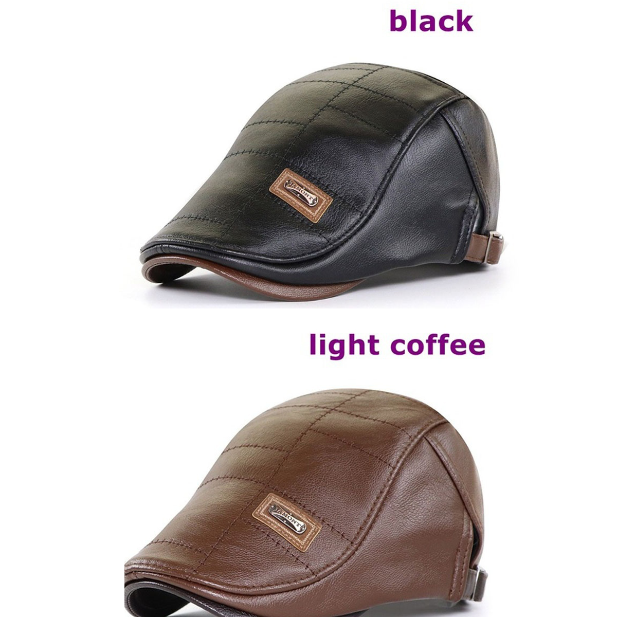 🧢【Kup jeden, drugi dostaniesz gratis】🔥Męski beret skórzany w stylu vintage-3806630