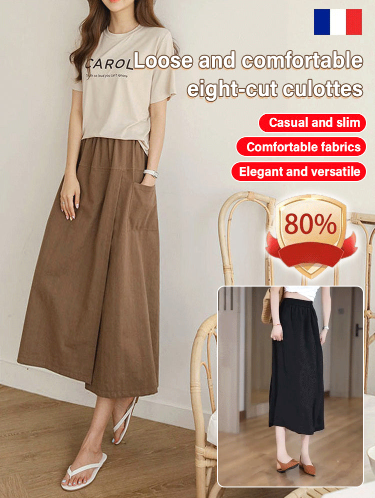 【M-4XL】Modne, swobodne spodnie z szerokimi nogawkami