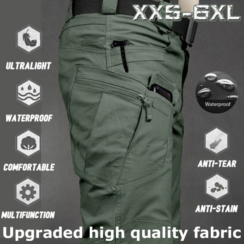 【Oryginalna zniżka fabryczna 45%】Męskie Casual Męskie Wodoodporne Wodoodporne Outdoor Trekking Taktyczne Spodnie SWAT.