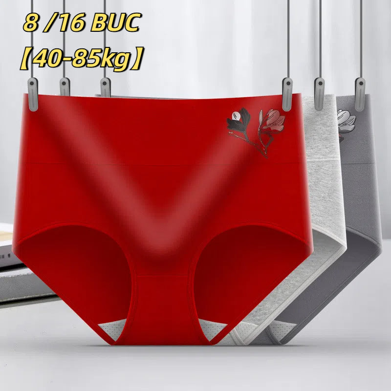 🔥(8 szt)【40-85kg】💟Niebrudzące bawełniane majtki antybakteryjne-3889646