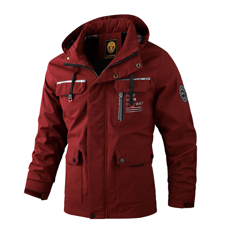【Wyłączny rabat, tylko dziś】【M-6XL】Nowa ciepła kurtka męska na jesień i zimę, odporna na wiatr i wodę【Polecane】-3883485