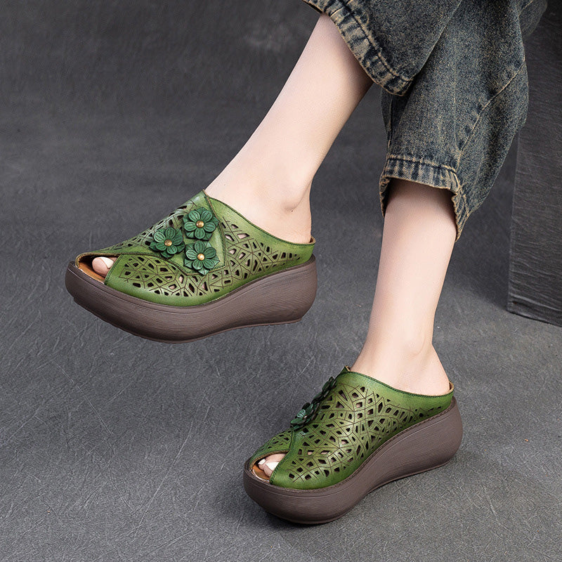 👡【35-40】Nowe sandały retro na grubej podeszwie