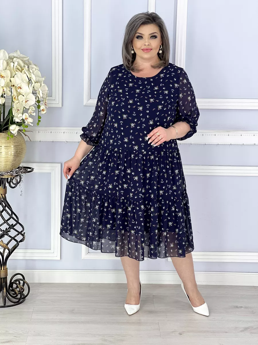 💖【gorąca wyprzedaż】【S-5XL】2025 Elegancka sukienka w kwiaty