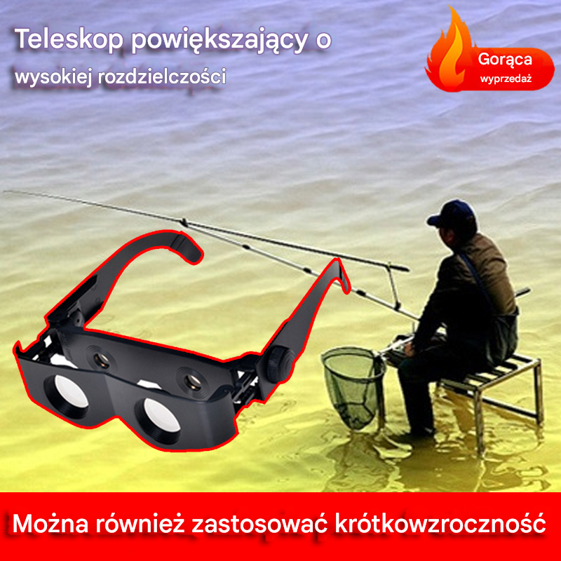 🔍🎣Luneta wędkarska do dryfowania i obserwacji, okulary korekcyjne do krótkowzroczności i starczowzroczności na zewnątrz-3891651