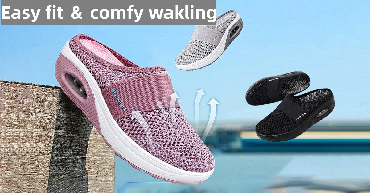 【45% zniżki】【35-43】2025 Buty z pustej siatki z poduszką powietrzną-3891562