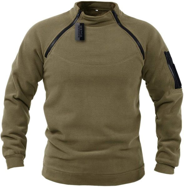 🧔♂️【S-4XL】Męski, ciepły T-shirt outdoorowy na jesień i zimę z długimi rękawami-3788976