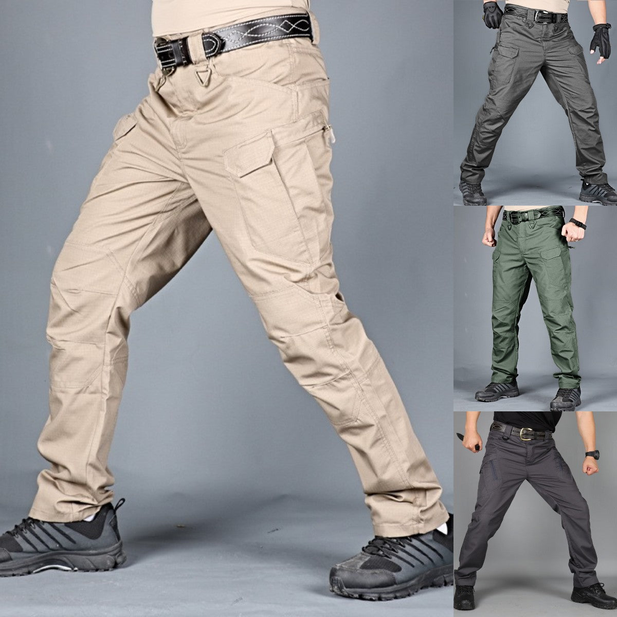 🔥【S-6XL】Męskie spodnie cargo, spodnie wojskowe ❤️(40-105 kg)-3923596
