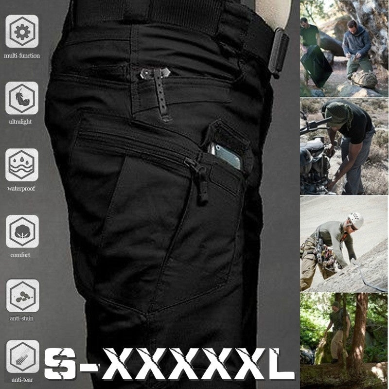 【Oryginalna zniżka fabryczna 45%】Męskie Casual Męskie Wodoodporne Wodoodporne Outdoor Trekking Taktyczne Spodnie SWAT.