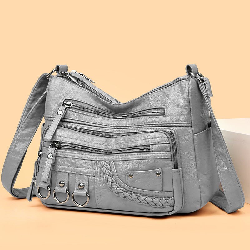 💥【50% zniżka na czas ograniczony】👜2025 nowa torba na ramię / crossbody z miękkiej skóry o dużej pojemności-3892992