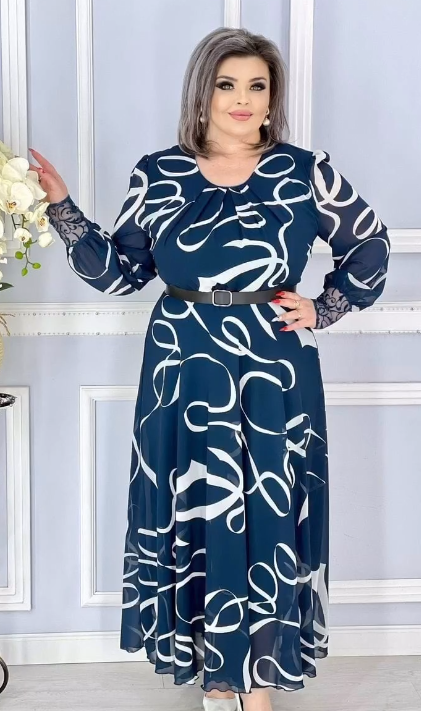 🎉🎆【S-5XL】2025 nowa klasyczna retro elegancka szlachetna długa spódnica-3882193