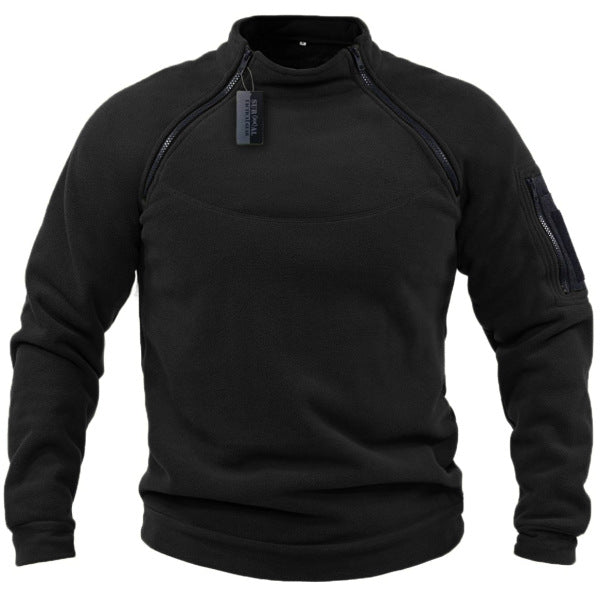 🧔♂️【S-4XL】Męski, ciepły T-shirt outdoorowy na jesień i zimę z długimi rękawami-3788976