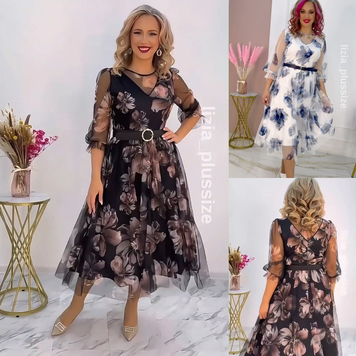 🌸💥Rabat fabryczny 45%【S-5XL】Nowa elegancka sukienka z nadrukiem