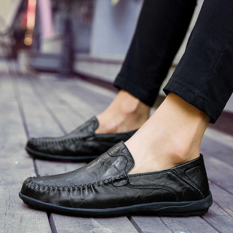 🔥💥2025 Nowe modne skórzane buty na co dzień dla mężczyzn-