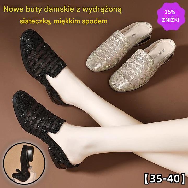 🏆【35-40】✨Nowe damskie buty z siateczki z miękką podeszwą-3914039