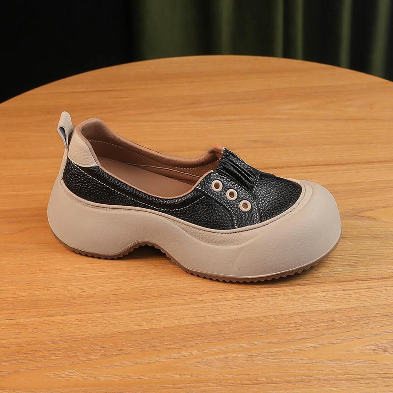 🔥【35-40】👟nowe, modne, wygodne buty z prawdziwej skóry-3894976