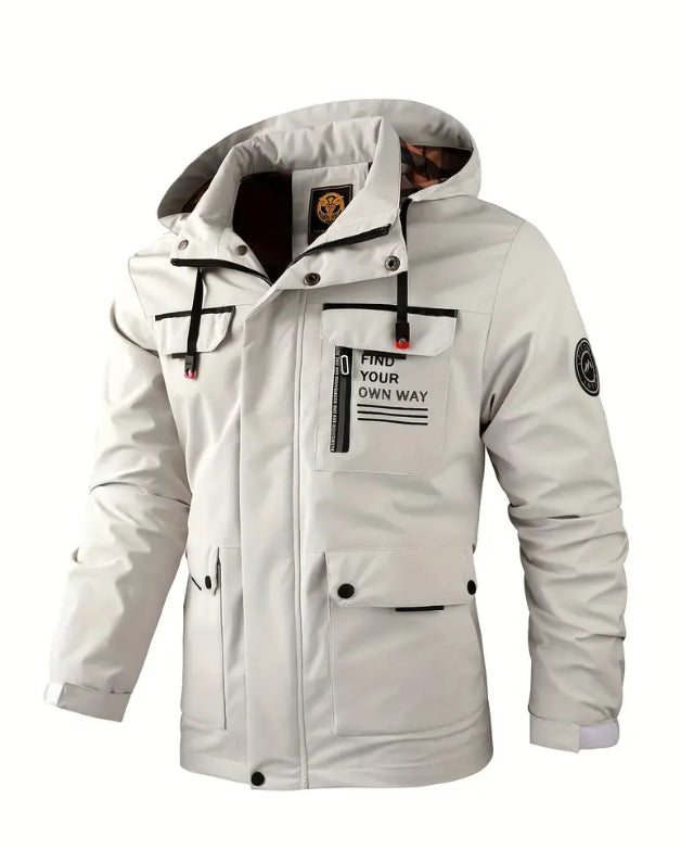 【Wyłączny rabat, tylko dziś】【M-6XL】Nowa ciepła kurtka męska na jesień i zimę, odporna na wiatr i wodę【Polecane】-3883485