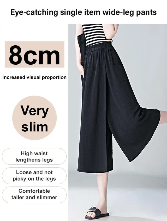 【M-4XL】Modne, swobodne spodnie z szerokimi nogawkami