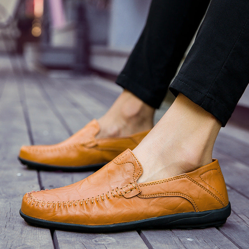 🔥💥2025 Nowe modne skórzane buty na co dzień dla mężczyzn-